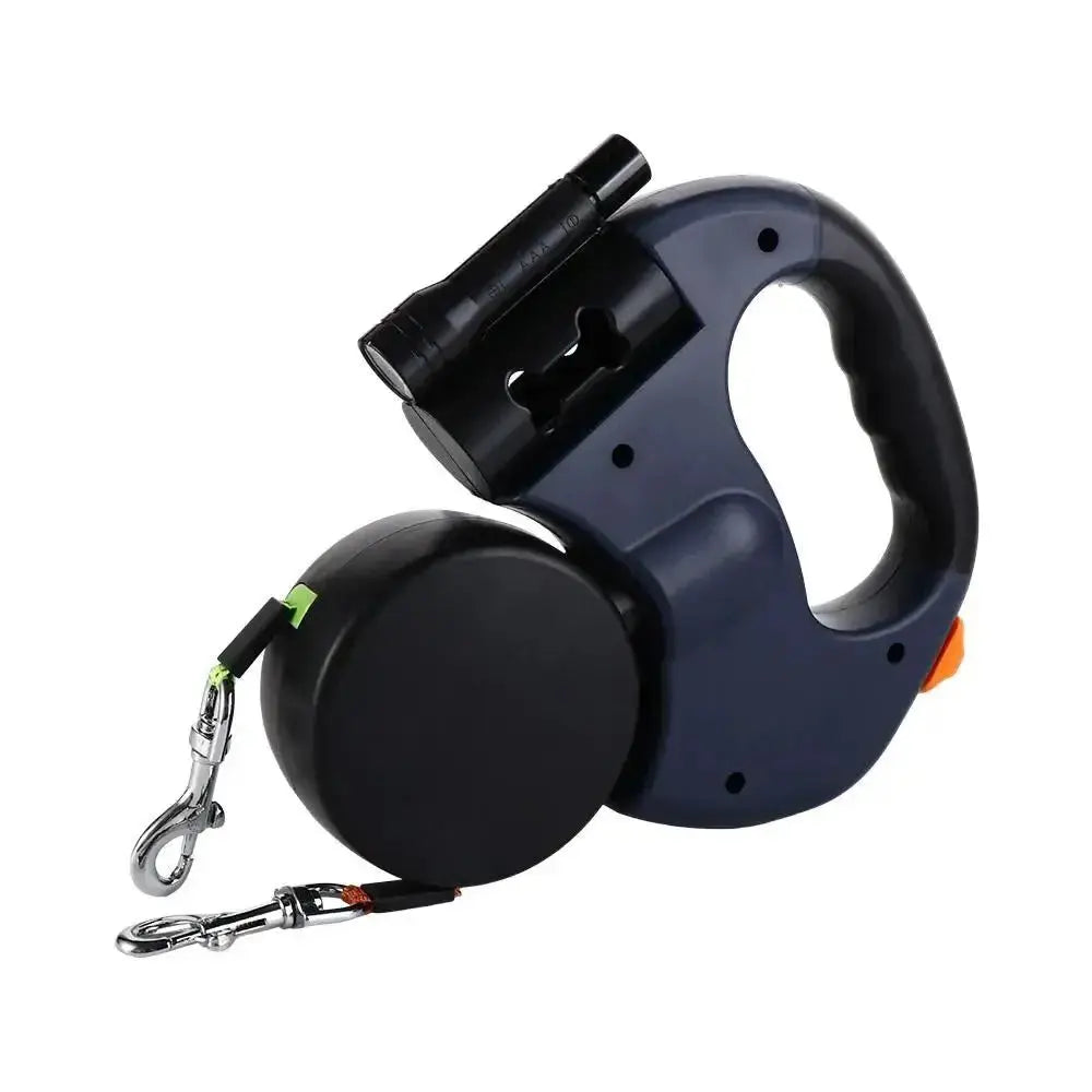 Petmaxbox Dual Retractable Dog Leash with Lights Petmaxbox
