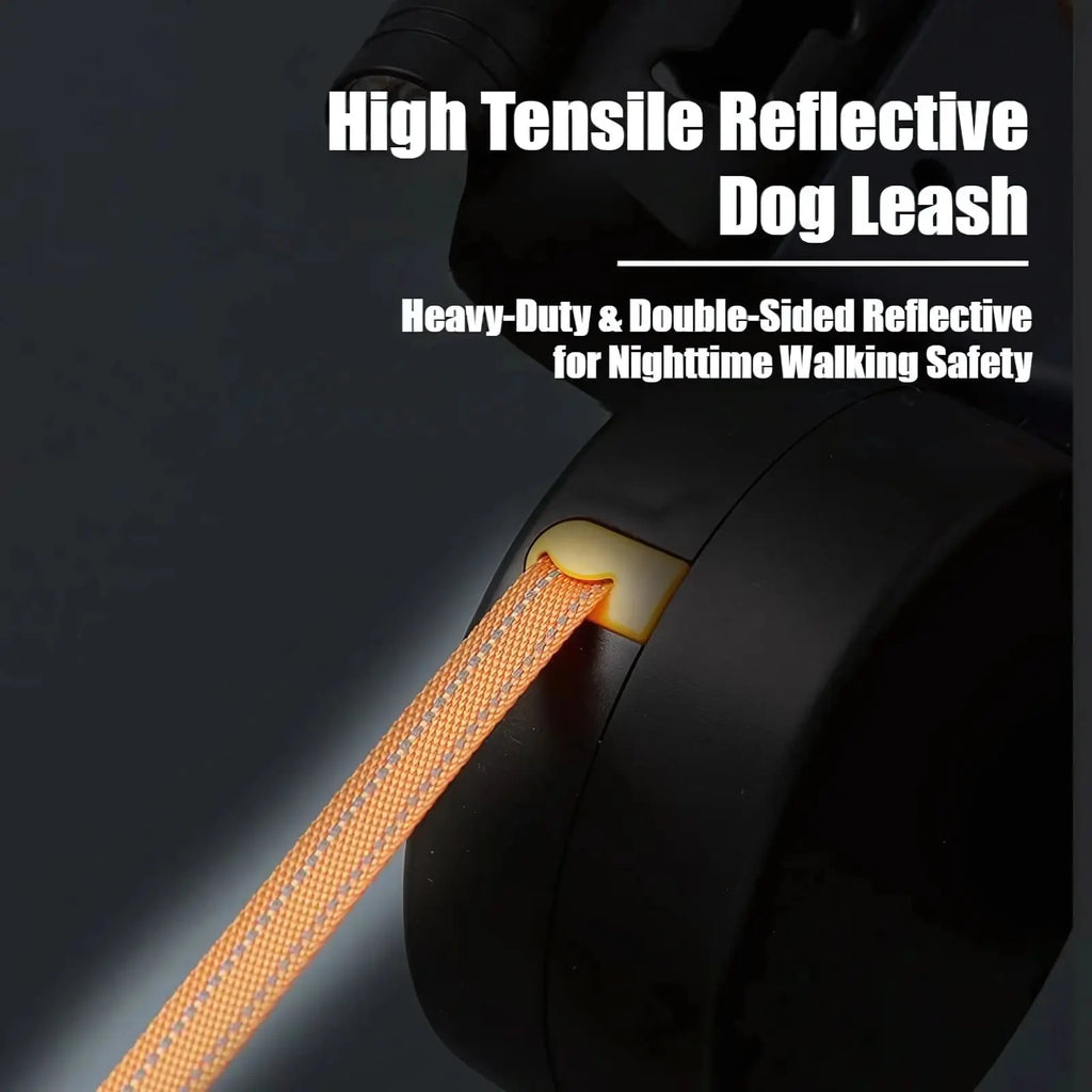 Petmaxbox Dual Retractable Dog Leash with Lights Petmaxbox