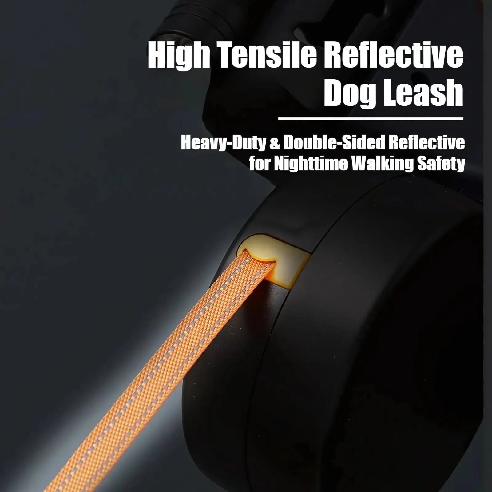 Petmaxbox Dual Retractable Dog Leash with Lights Petmaxbox