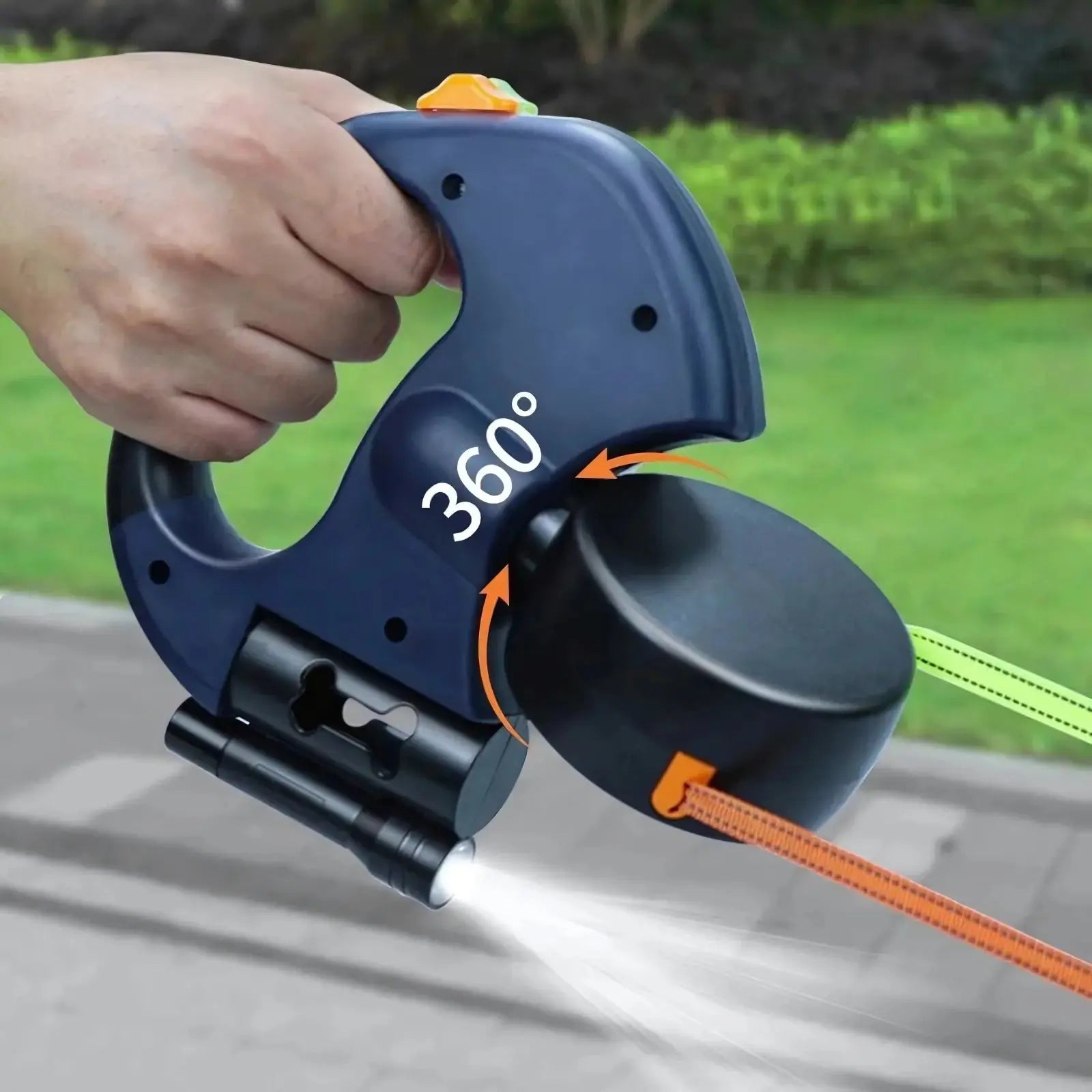 Petmaxbox Dual Retractable Dog Leash with Lights Petmaxbox