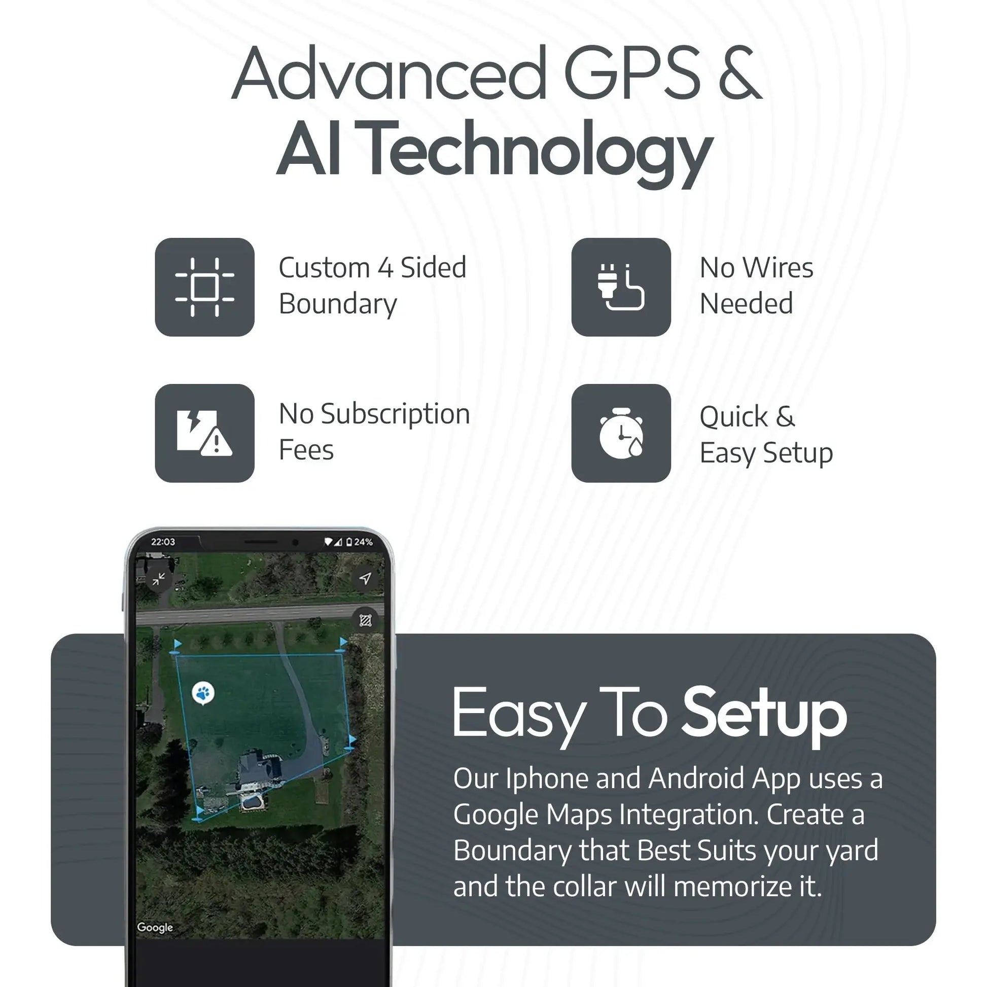 Petmaxbox Wireless GPS Dog Fence Pro Series Petmaxbox